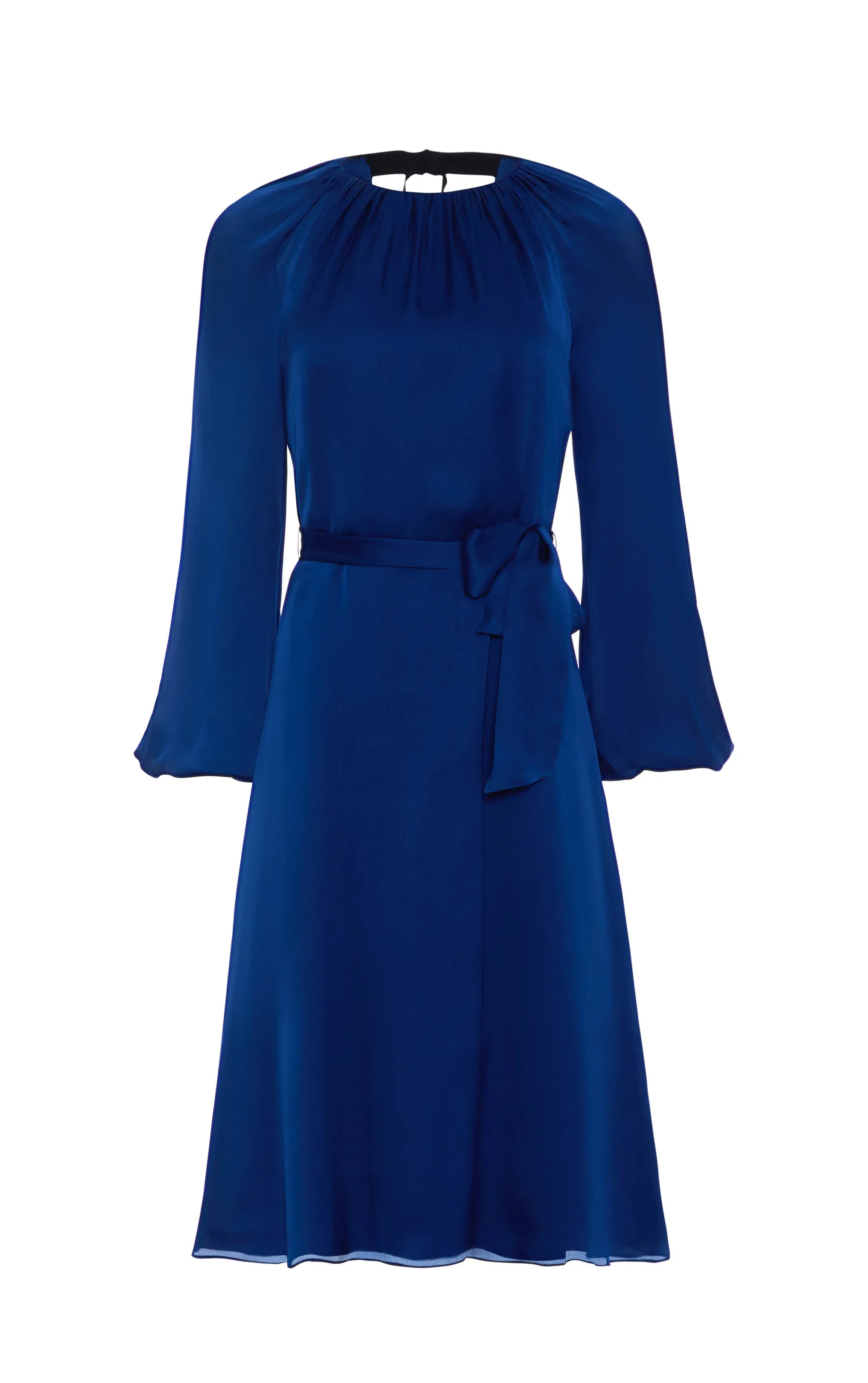 Chantal Silk Dress - Blue