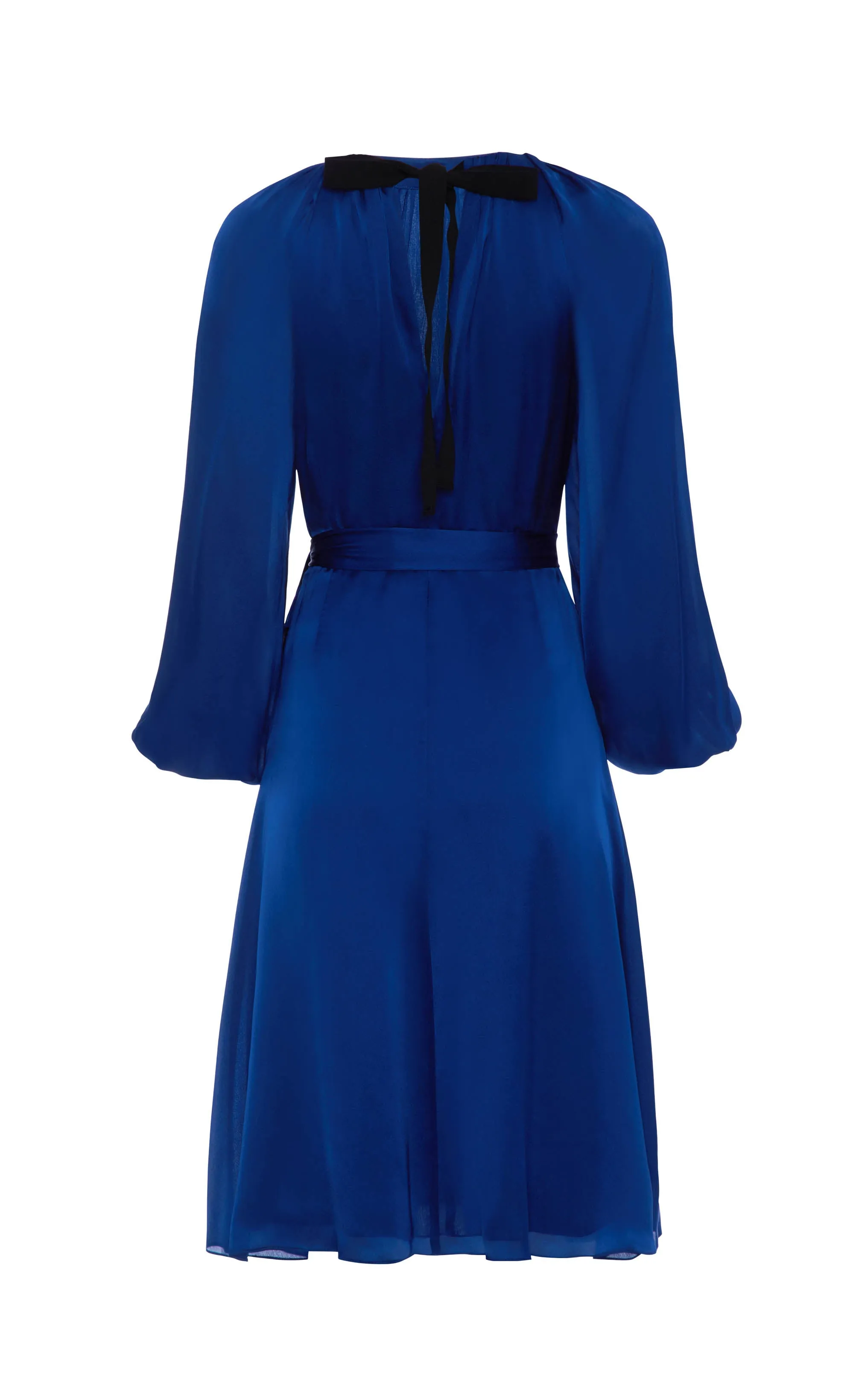 Chantal Silk Dress - Blue