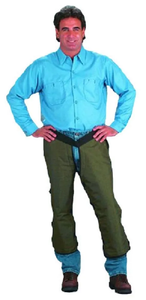 CHICAGO PROTECTIVE APPAREL (CPA) 2600-28 CHAINSAW CHAPS U.S. FOREST SERVICE SPEC.