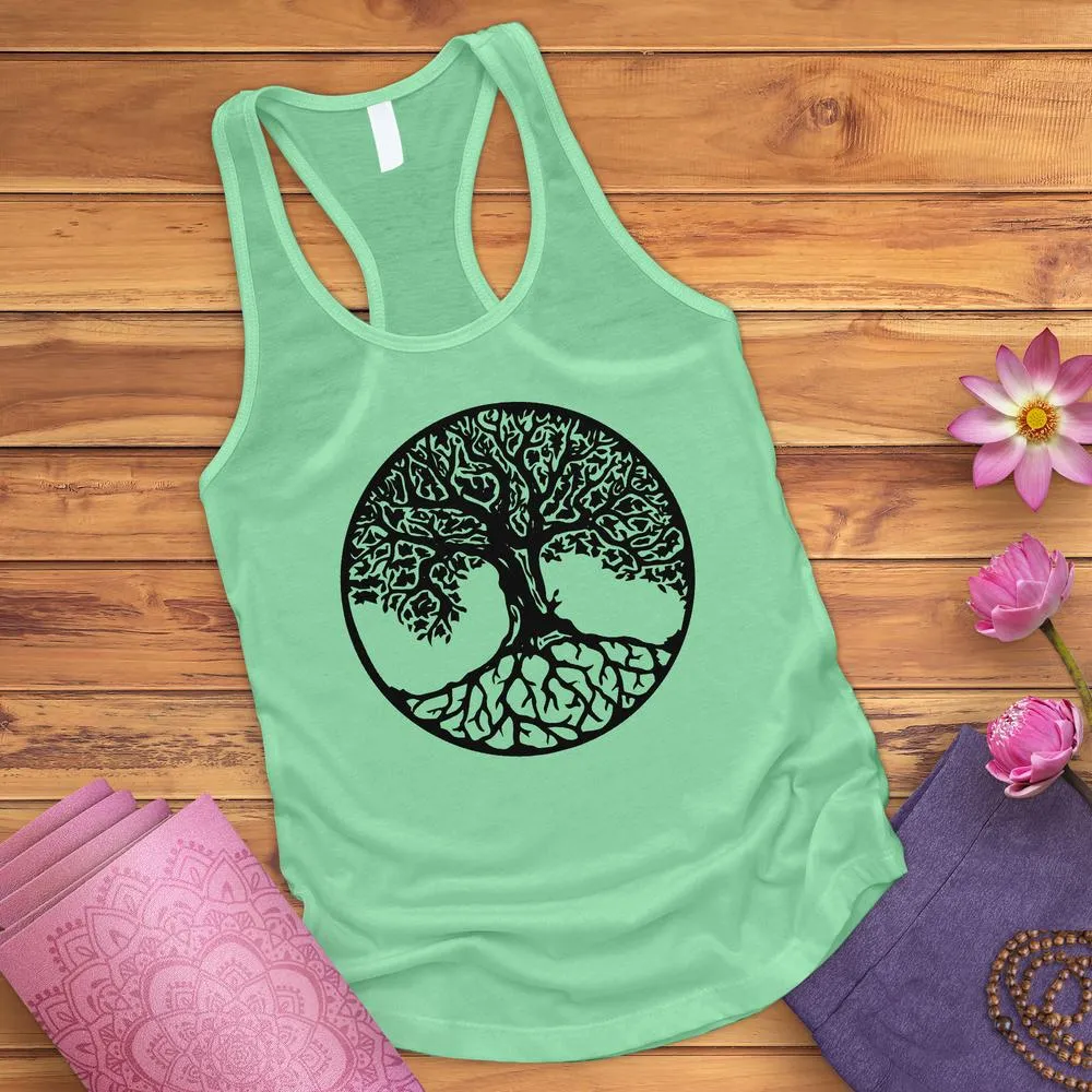 Circle Tree Of Life Tank top