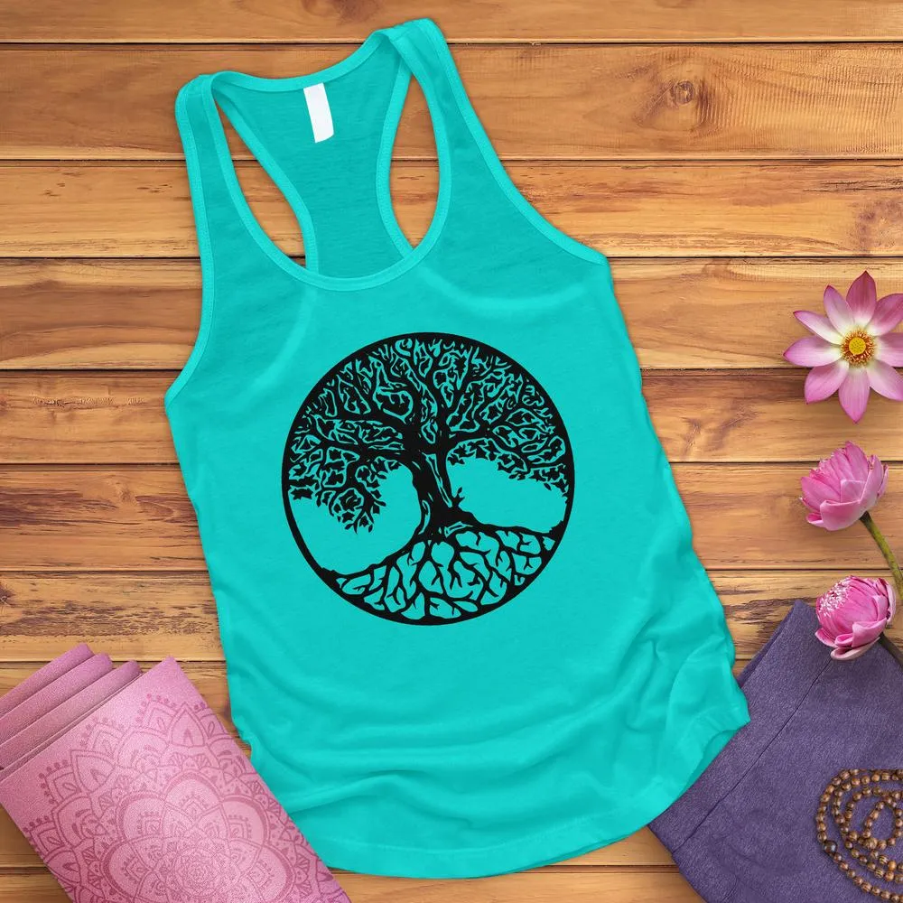 Circle Tree Of Life Tank top