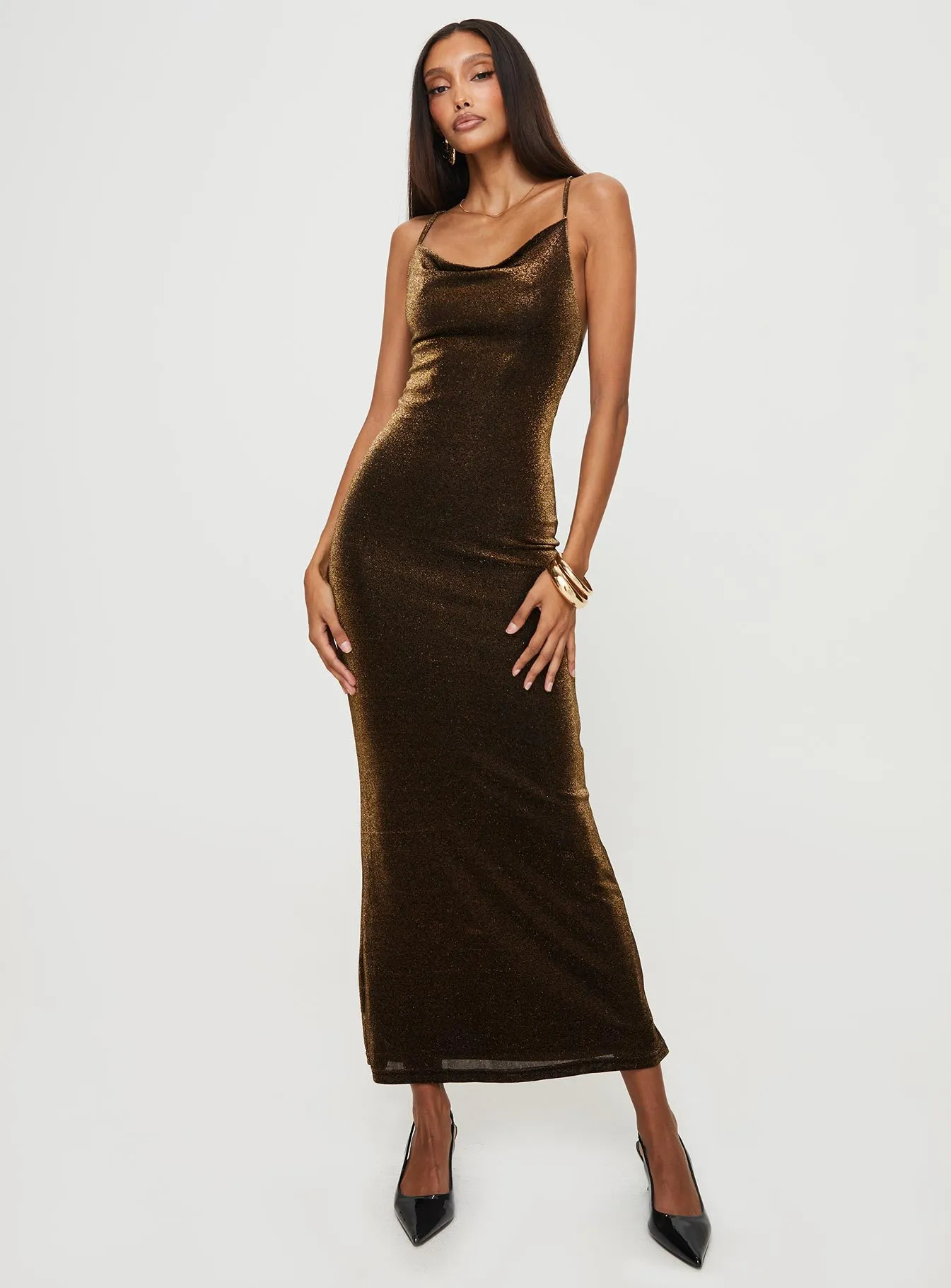 Cleever Maxi Dress Brown