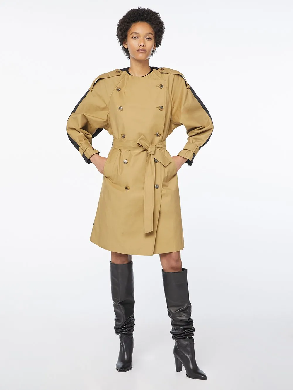 Colorblocked Trench -- Cargo Multi