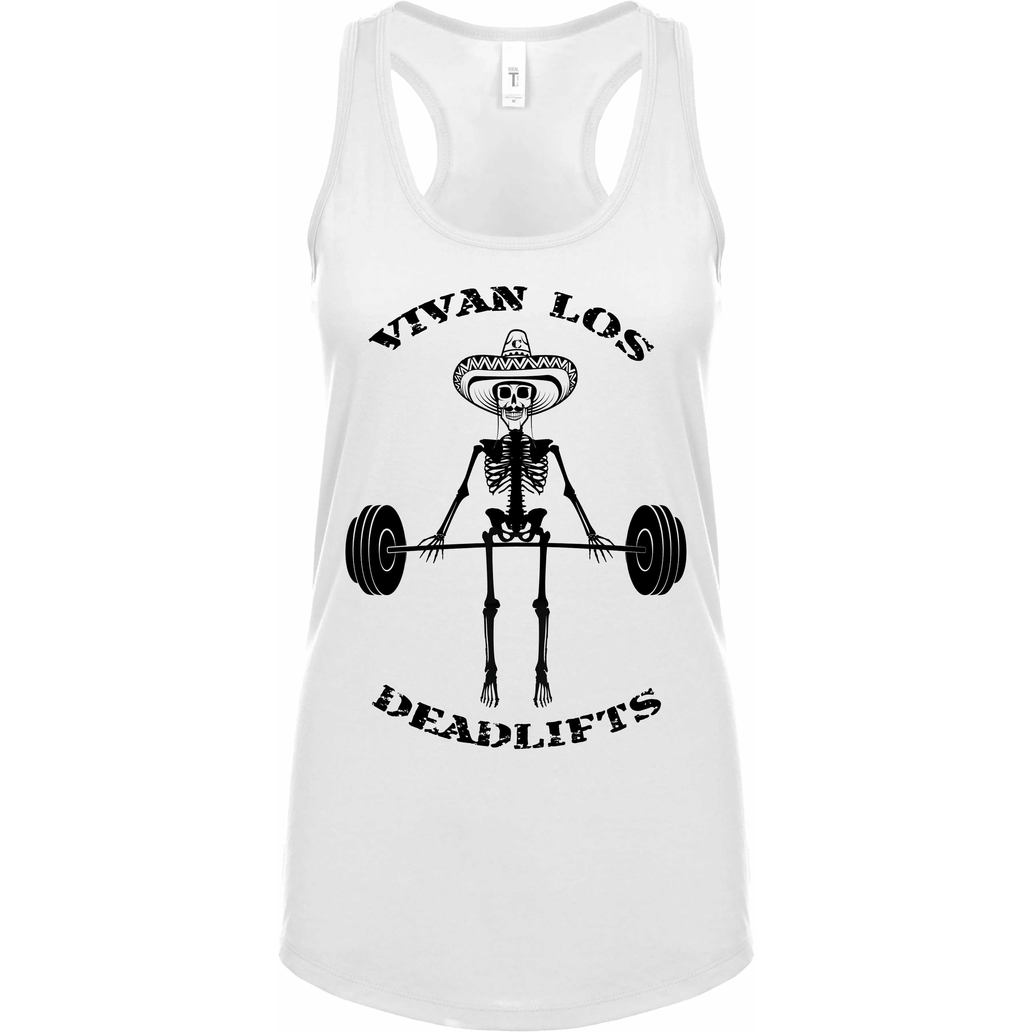 Contraband Sports 10089 Vivan Los Deadlifts Ed Gatti Series Womens Racerback Tank Top