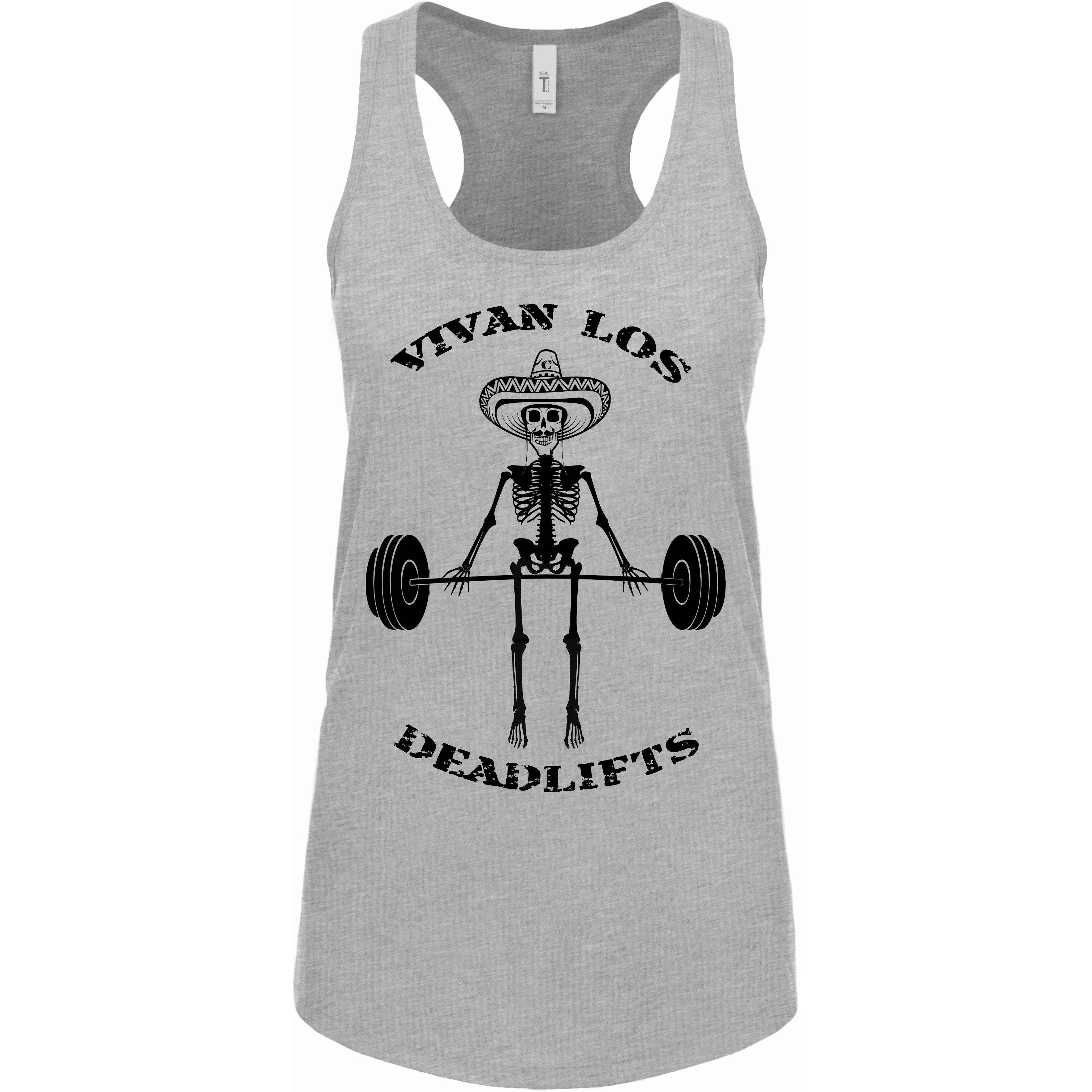 Contraband Sports 10089 Vivan Los Deadlifts Ed Gatti Series Womens Racerback Tank Top