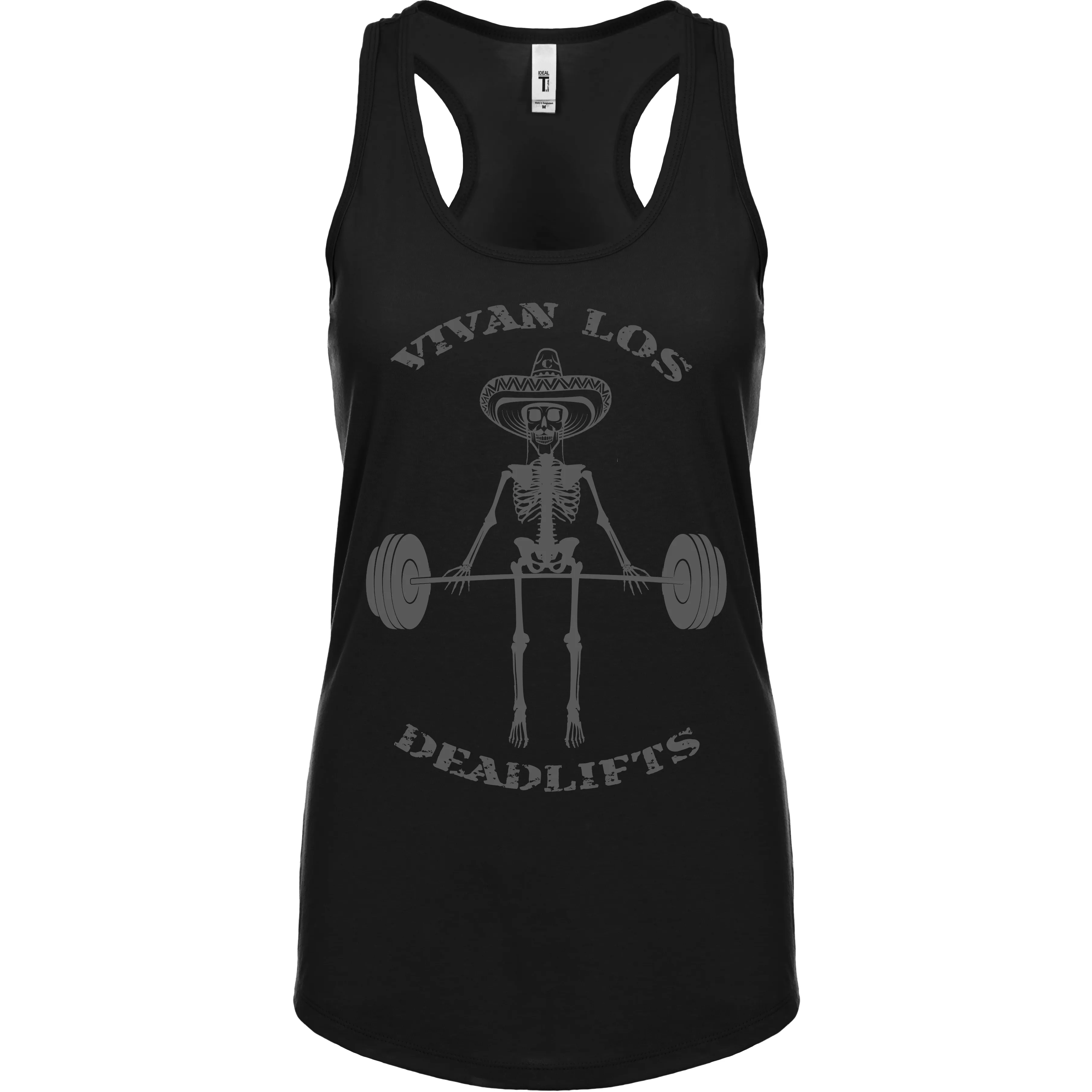 Contraband Sports 10089 Vivan Los Deadlifts Ed Gatti Series Womens Racerback Tank Top