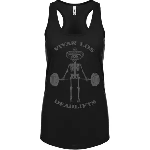 Contraband Sports 10089 Vivan Los Deadlifts Ed Gatti Series Womens Racerback Tank Top