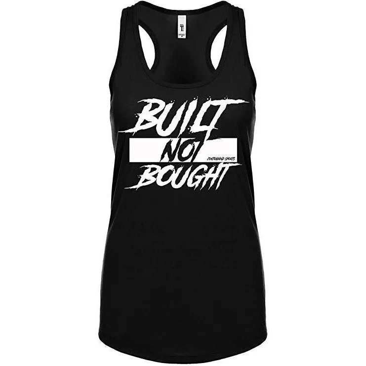 Contraband Sports 10219 Built Not Bought Womens Racerback Tank Top