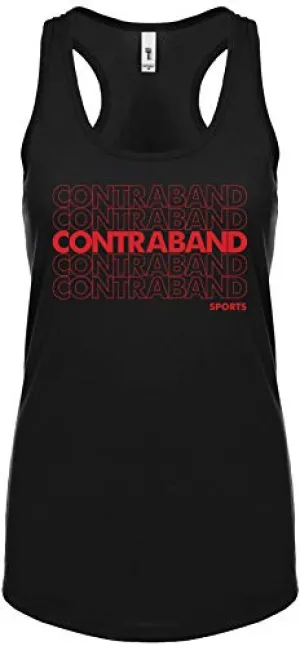 Contraband Sports 10299 Classic Bag Design Womens Racerback Tank Top