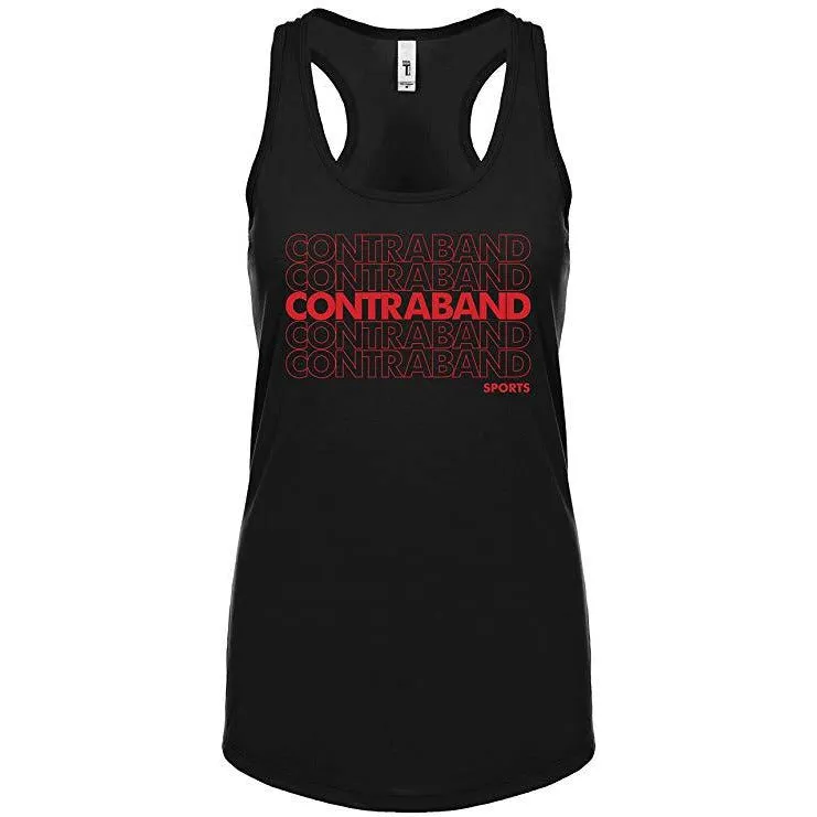 Contraband Sports 10299 Classic Bag Design Womens Racerback Tank Top