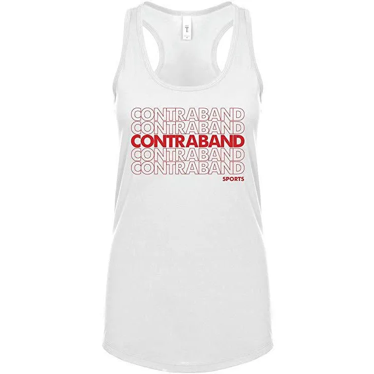 Contraband Sports 10299 Classic Bag Design Womens Racerback Tank Top