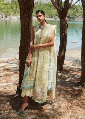 Crimson X Saira Shakira Luxury Lawn Collection – Medley of Lace - D7 B