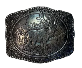 Crumrine Elk Belt Buckle