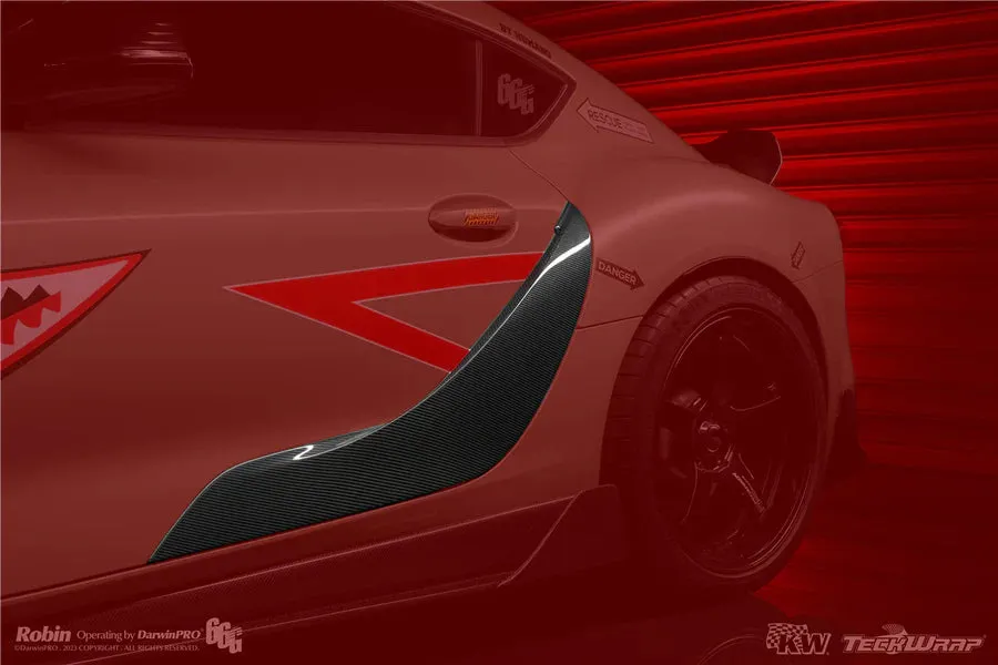 DarwinPro 2019  Toyota GR Supra (J29 & DB) A90 A91 Carbon Fiber Door Panels Garnish Trim