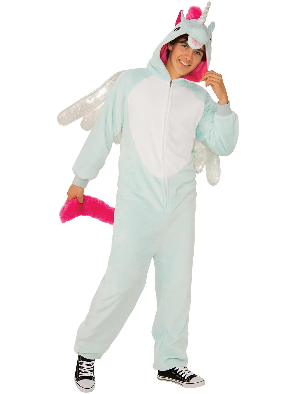 Deluxe Pegacorn Furry Onesie Costume