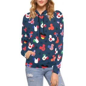 Disney World Epcot Around The World Hoodie for Women