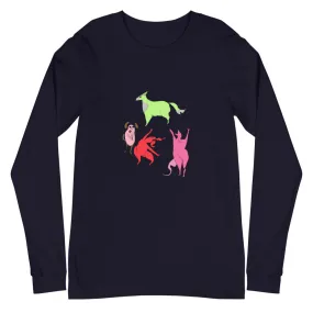 Doggy party Unisex Long Sleeve Tee