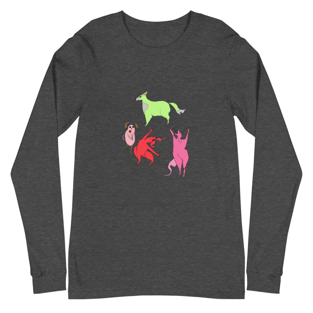 Doggy party Unisex Long Sleeve Tee