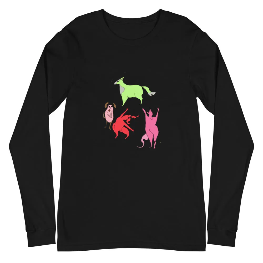 Doggy party Unisex Long Sleeve Tee