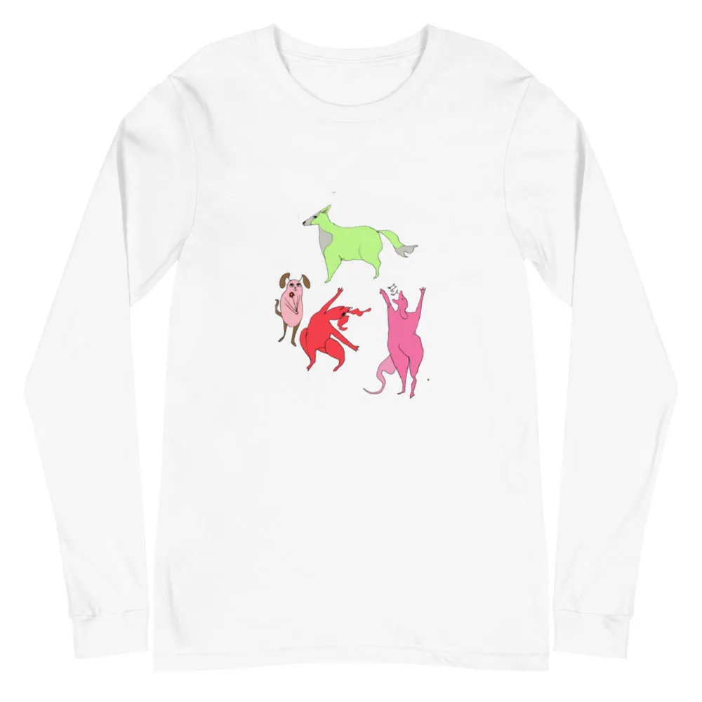 Doggy party Unisex Long Sleeve Tee