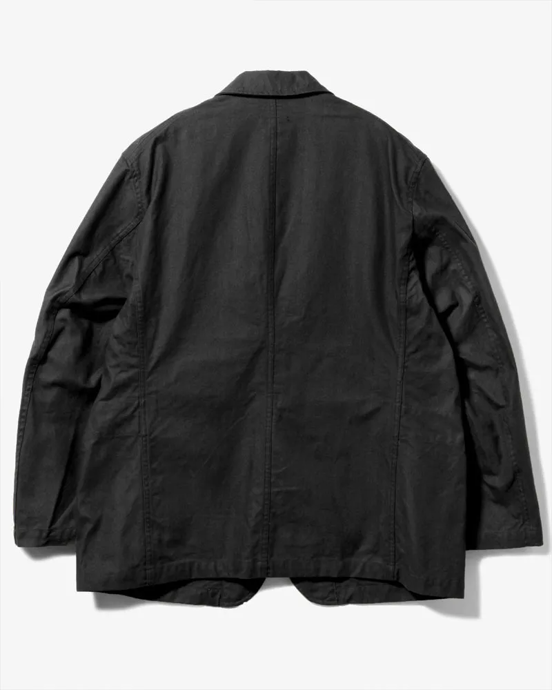 Engineered Garments Bedford Jacket Black Cotton Brushed HBT