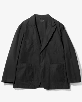 Engineered Garments Bedford Jacket Black Cotton Brushed HBT