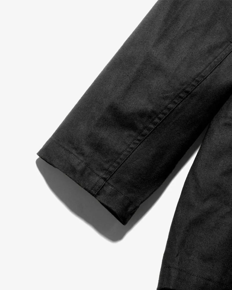 Engineered Garments Bedford Jacket Black Cotton Brushed HBT