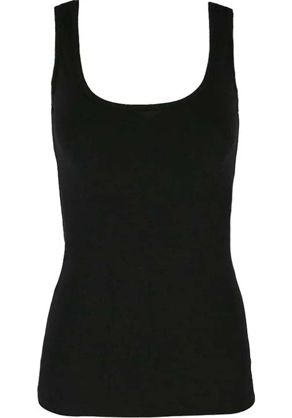 Essentials Deep Neckline | TANK TOP