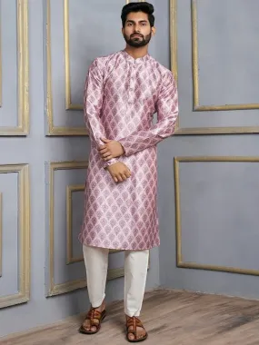 Ethnic Motif Printed Straight Kurta