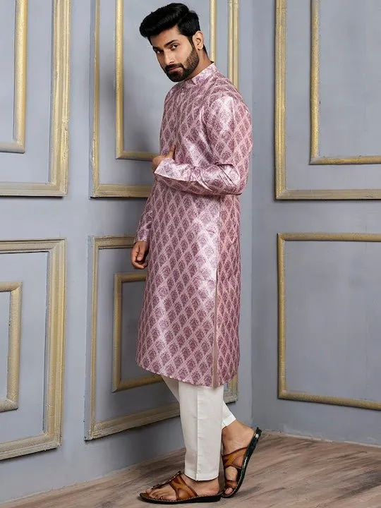 Ethnic Motif Printed Straight Kurta