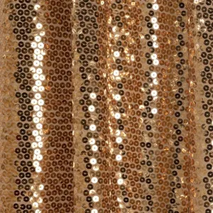 Golden Silver Sequins Net Fabric