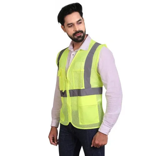 Green Reflective Safety Jacket Splendor