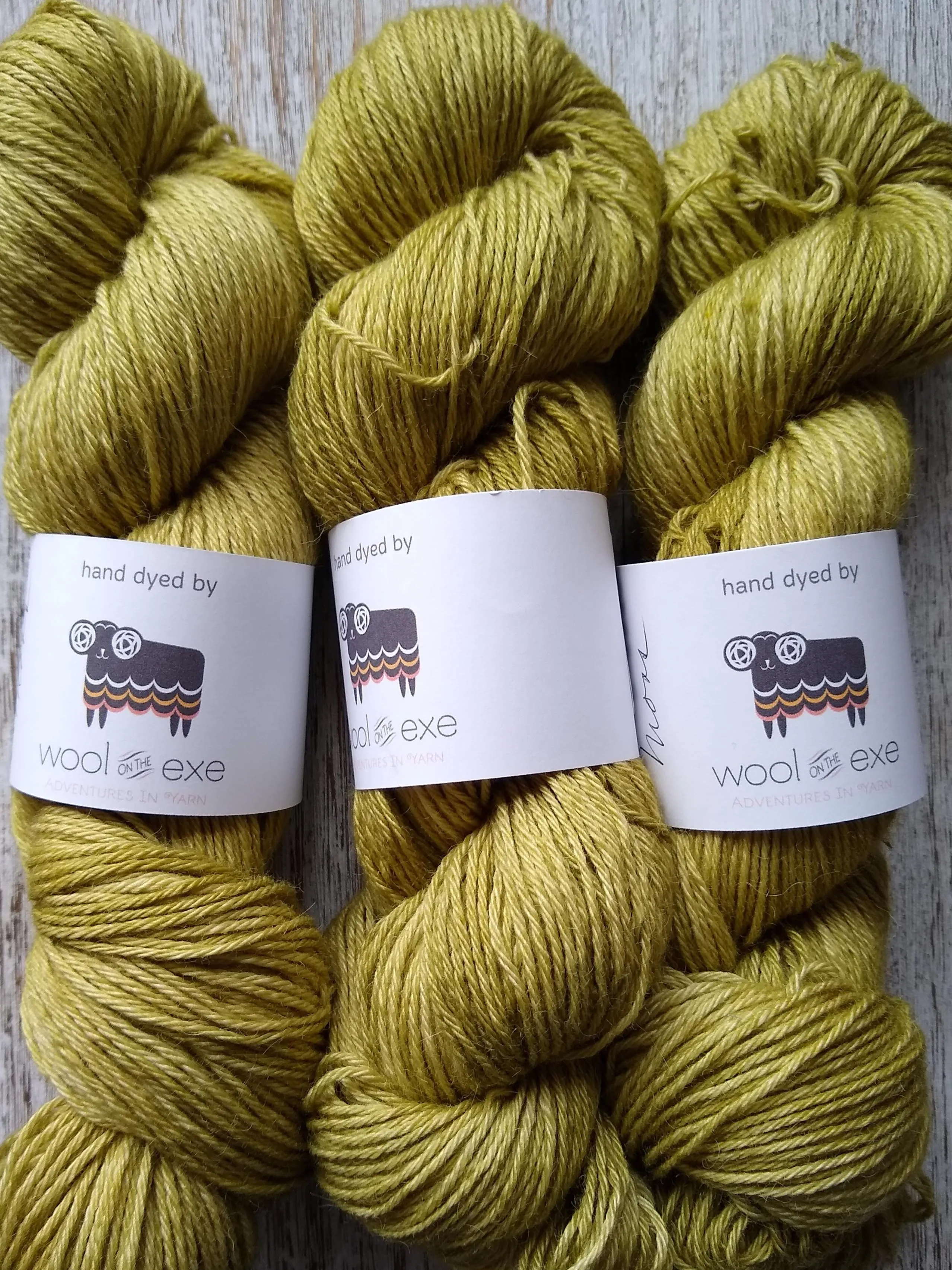 Hand dyed baby alpaca & silk DK