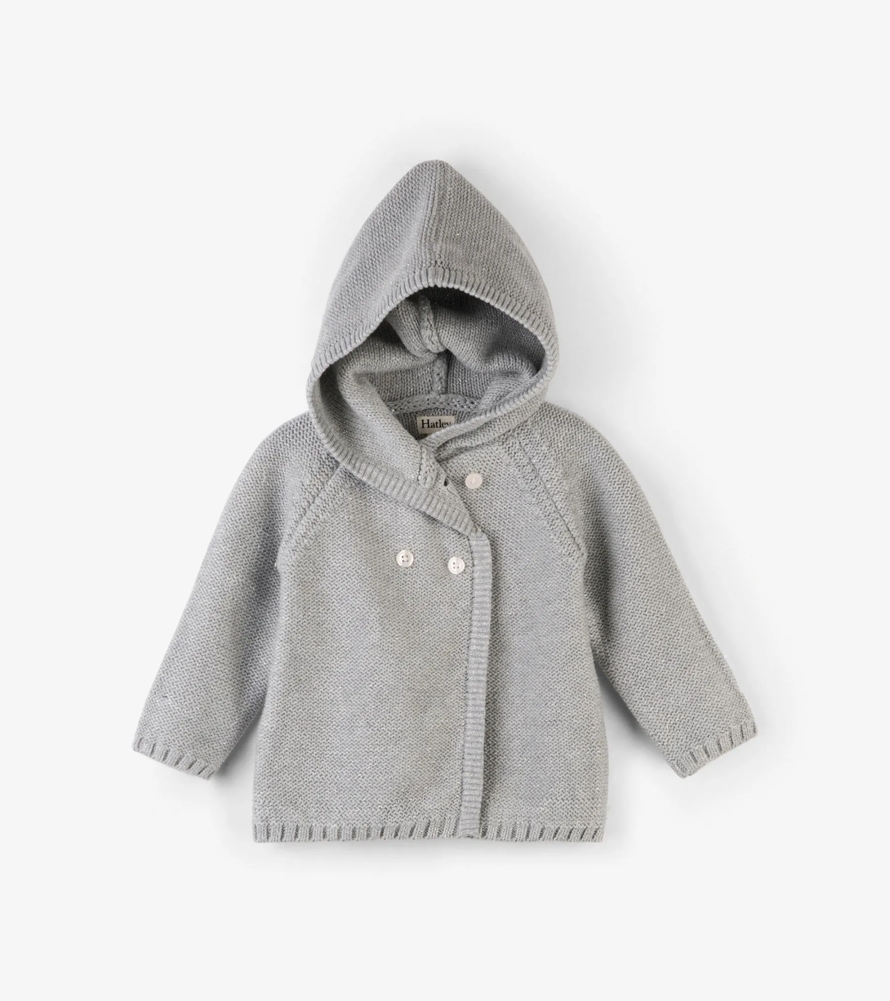 Hatley Mini Hoodie - Shimmer Grey