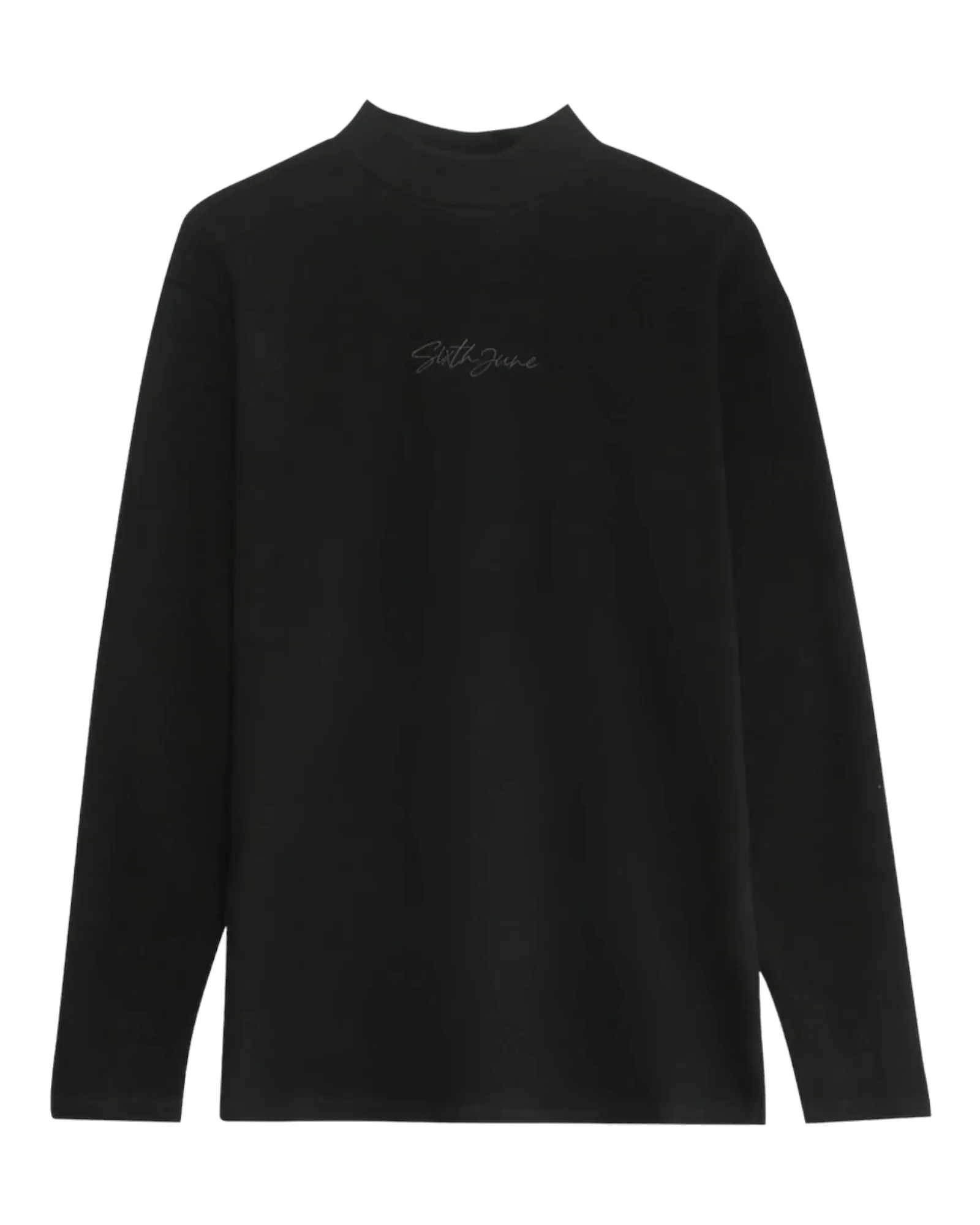 High Neck Logo Sweater