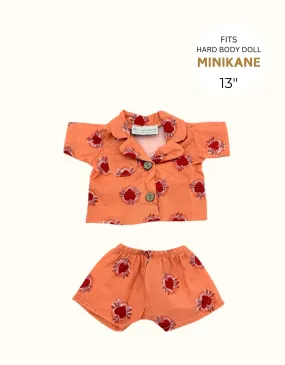 HOLIDAY EXCLUSIVE | Pajama Set - Orange Heart