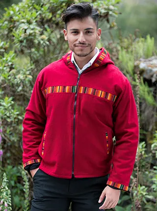 Hoodie Alpaca Jacket for Men