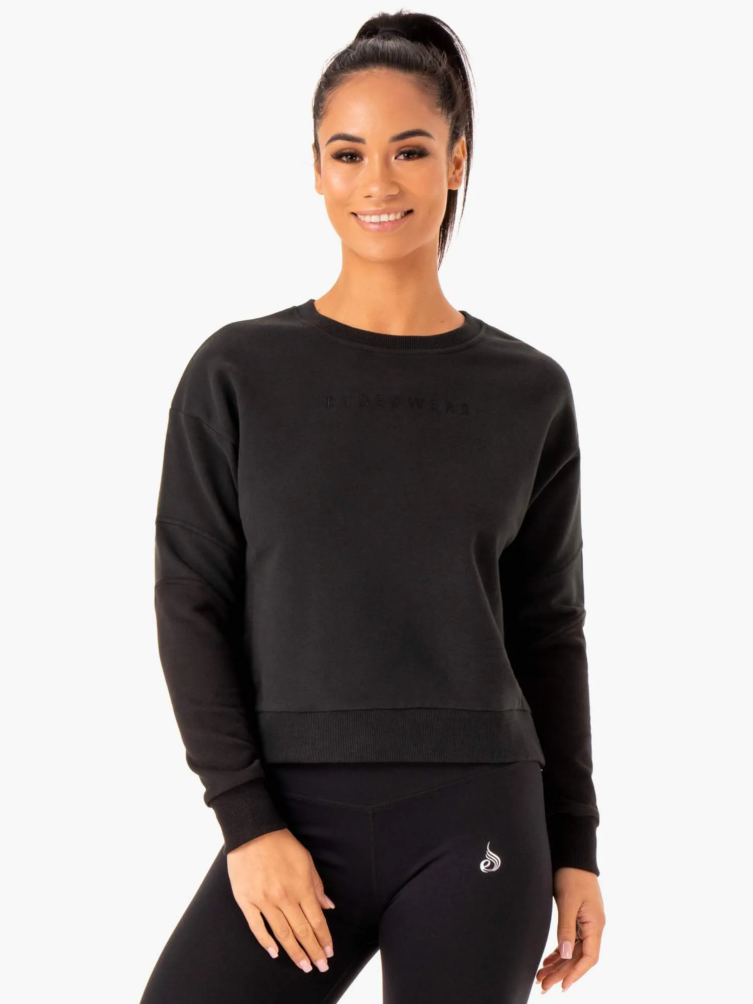 Hybrid Pullover Jumper - Black/Charcoal