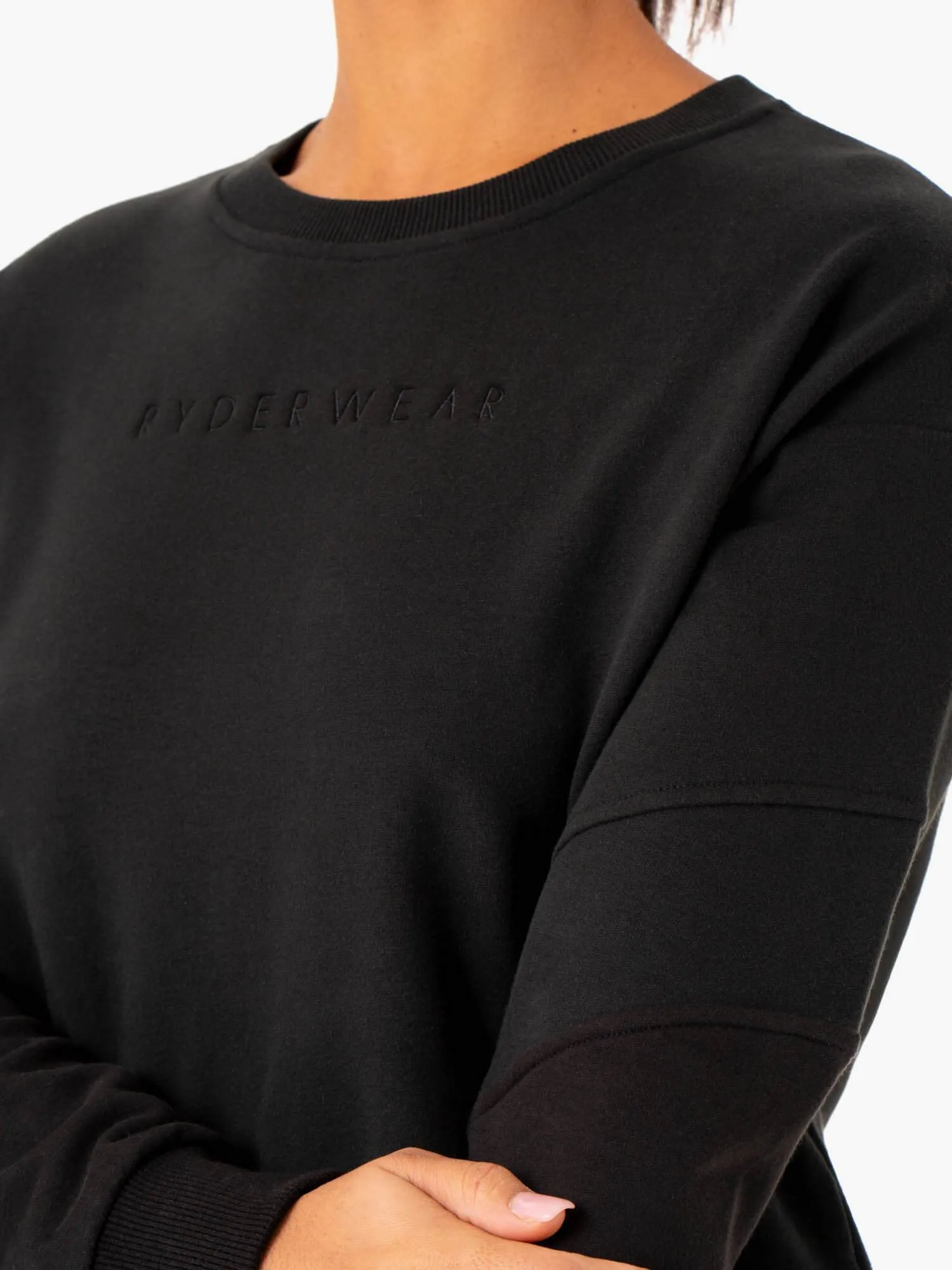 Hybrid Pullover Jumper - Black/Charcoal