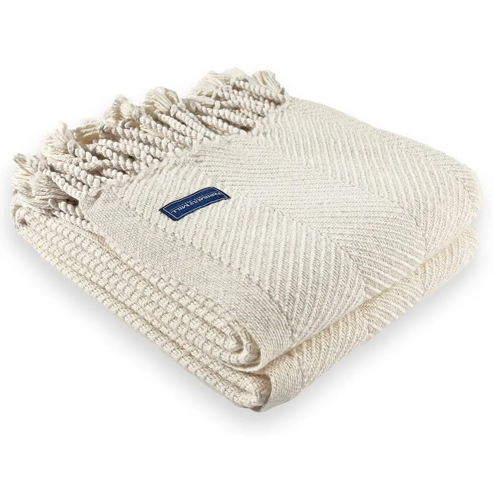 Islesboro Cotton & Alpaca Throw