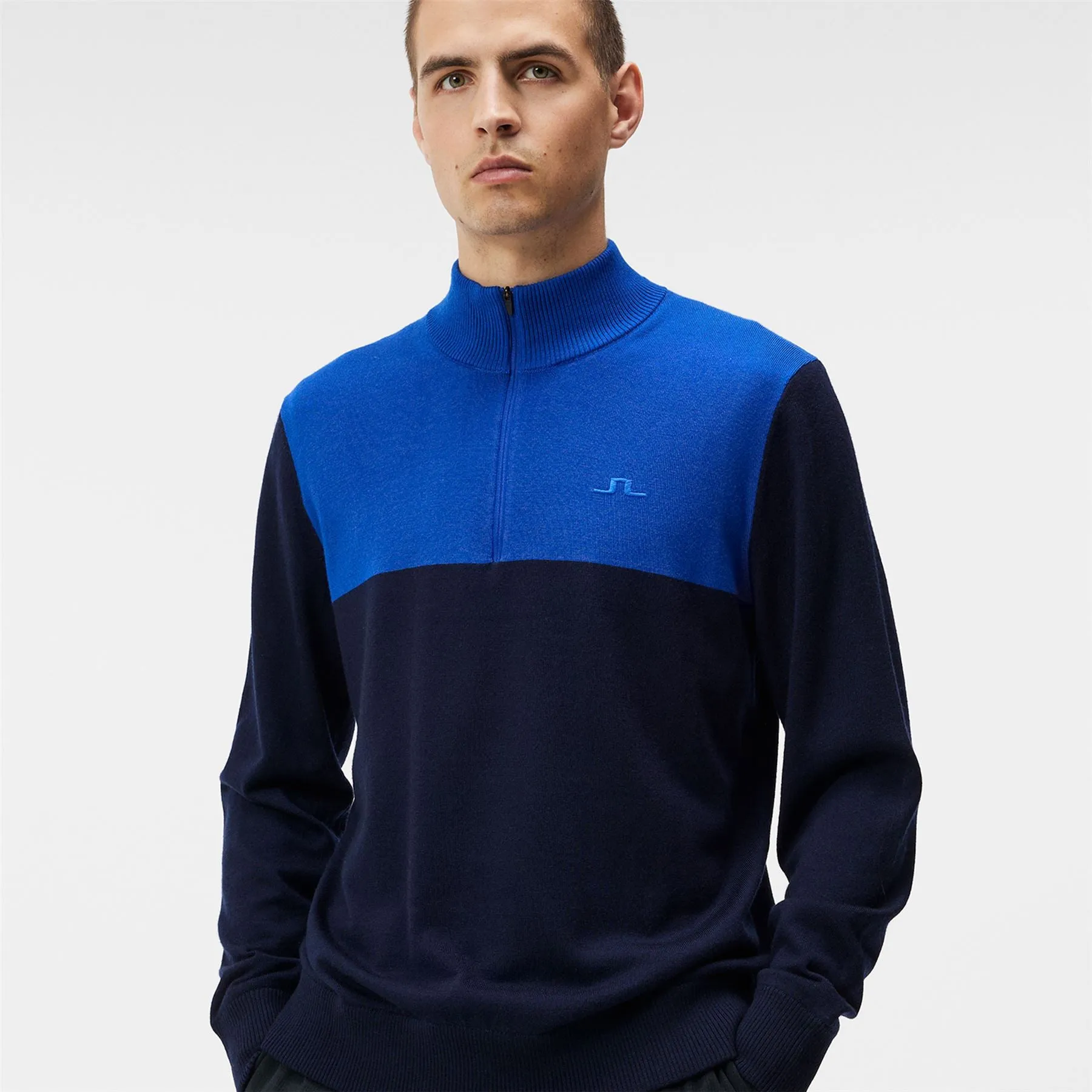 Jeff Windbreaker Sweater JL Navy - AW23