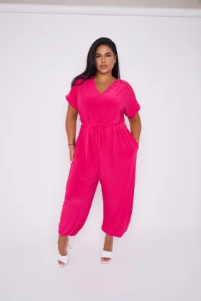 Jenna Jumpsuit in Pink