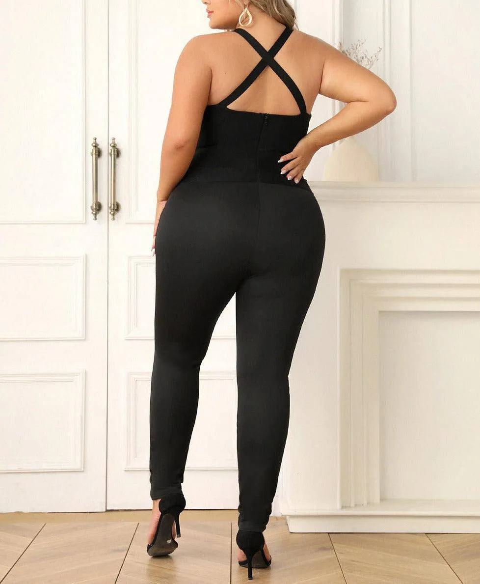 Johanna Hollow Out Bandage Jumpsuit