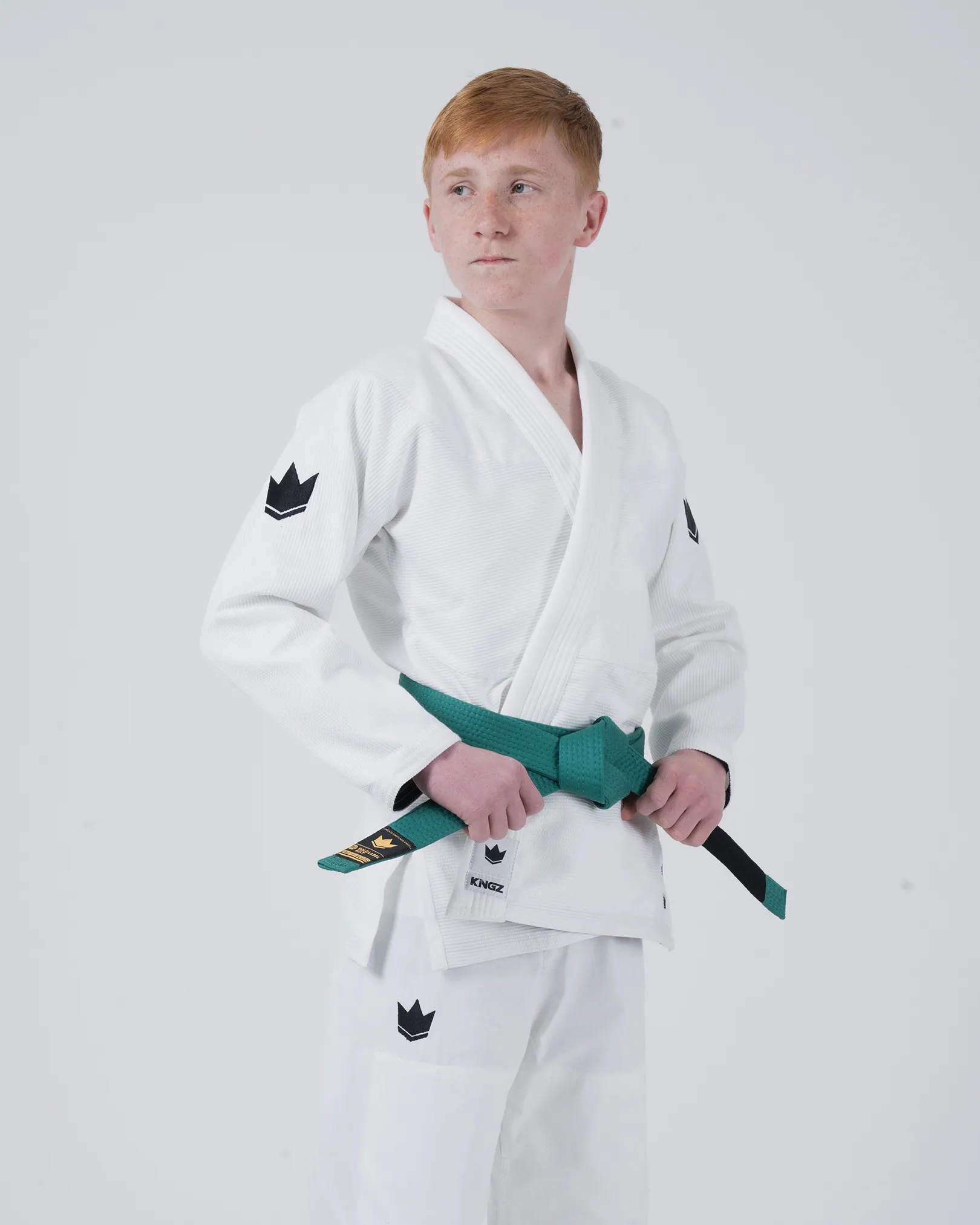 Kingz The ONE V2 Kids BJJ Gi - White - 2024 Model