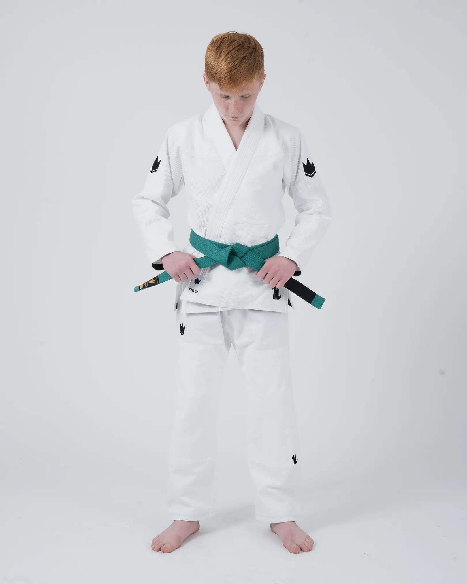 Kingz The ONE V2 Kids BJJ Gi - White - 2024 Model