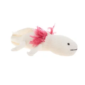 Knit Alpaca Axolotl Toy