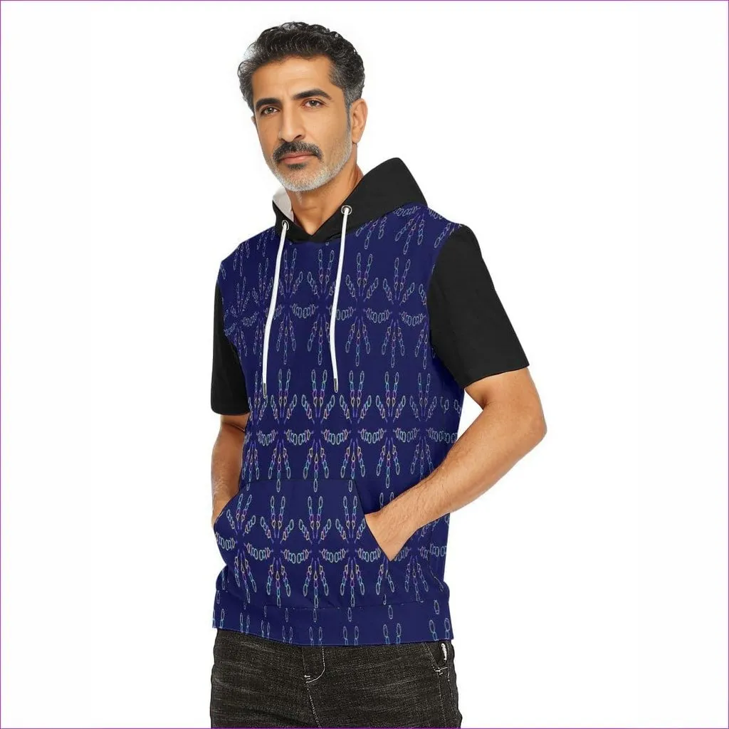 Mandala Men's T-Shirt With Hood | 100% Cotton