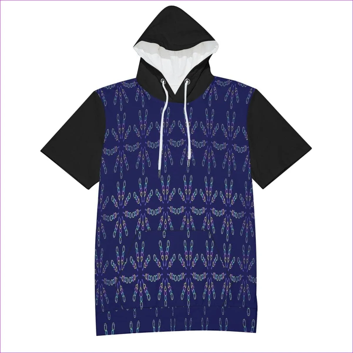 Mandala Men's T-Shirt With Hood | 100% Cotton