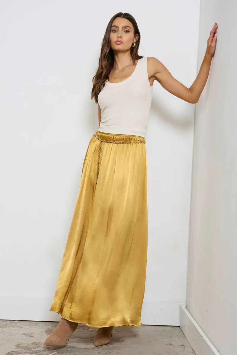 MAUREEN SATIN VOLUME SKIRT