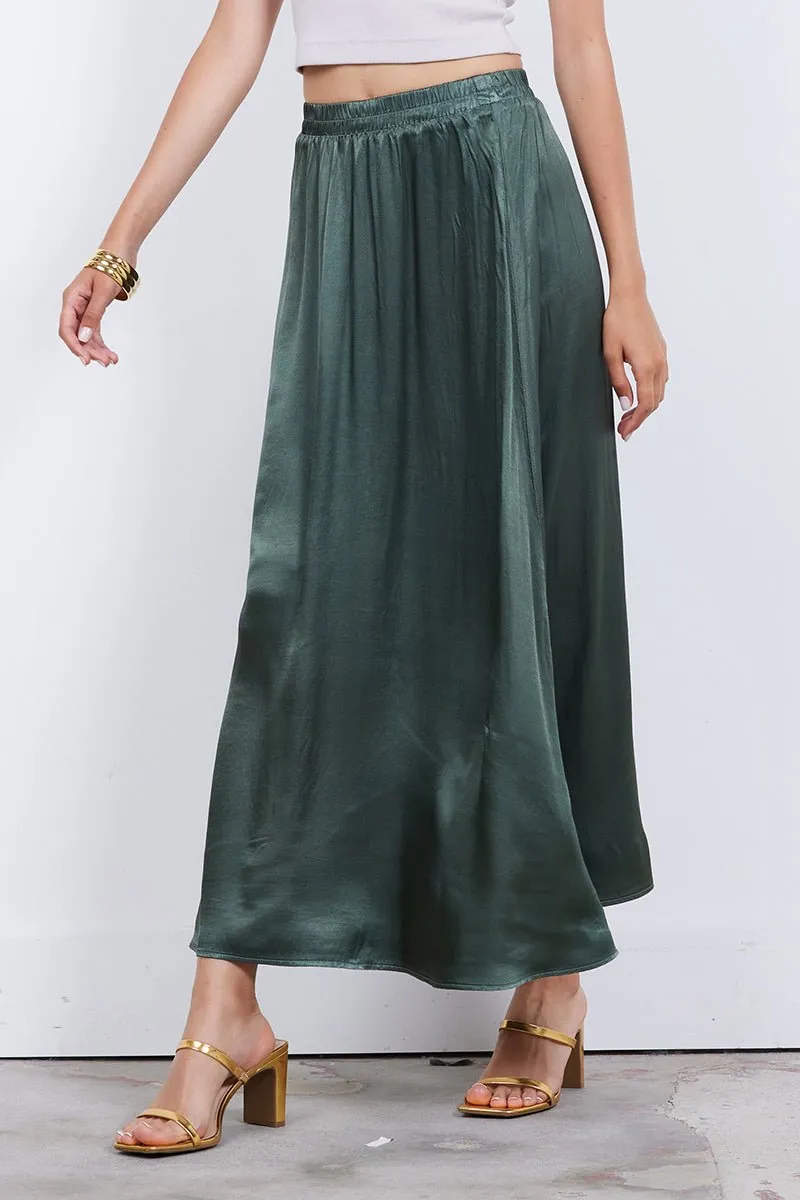 MAUREEN SATIN VOLUME SKIRT